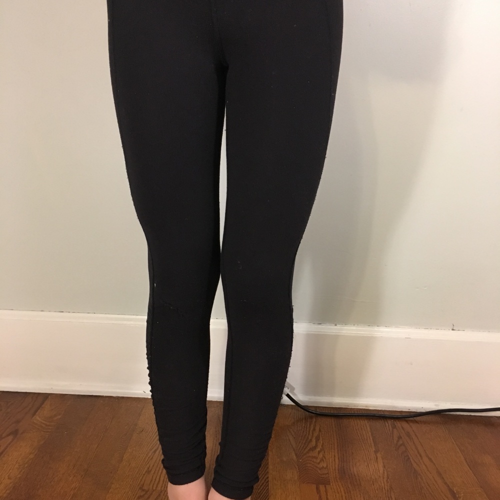 ivivva Lululemon, black leggings, size 8, black